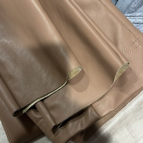 H&M vegan leather pants size 10 - Picture 7 of 7